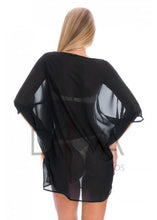 Load image into Gallery viewer, Beachwear Mirtylla Caftana Negro