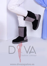 Load image into Gallery viewer, Botas Foradas Urban Negras