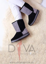 Load image into Gallery viewer, Botas Foradas Urban Negras