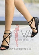 Load image into Gallery viewer, Sandalias Dely Negras