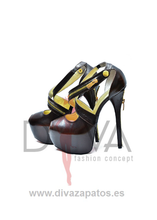 Load image into Gallery viewer, Sandalias Geno Del Tu Jasmine Black