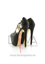 Load image into Gallery viewer, Sandalias Urban Tigra Negras