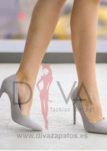 Load image into Gallery viewer, Tacones Donka Gris