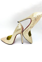 Load image into Gallery viewer, Tacones Geno Del Tu Cataleya Gold