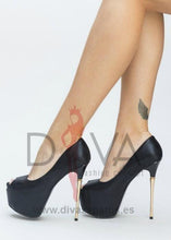 Load image into Gallery viewer, Tacones Juli Negros