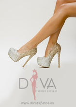 Load image into Gallery viewer, Tacones Urban Bida Dorados