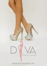 Load image into Gallery viewer, Tacones Urban Bida Dorados