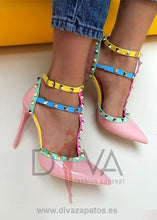 Load image into Gallery viewer, Tacones Urban Marlina Rosa