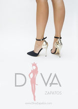 Load image into Gallery viewer, Tacones Urban Minfo Dorados
