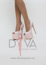 Load image into Gallery viewer, Tacones Urban Sandy Rosa