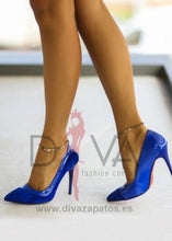 Load image into Gallery viewer, Tacones Urban Tempo Azules