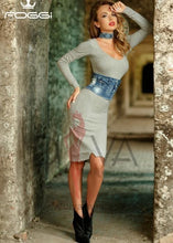 Load image into Gallery viewer, Vestido(Cinturon includo) Foggi 3261