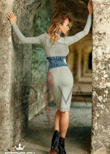 Load image into Gallery viewer, Vestido(Cinturon includo) Foggi 3261