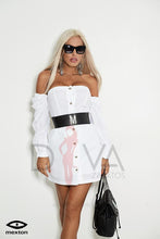 Load image into Gallery viewer, Vestido(Cinturon Incluido) Mexton 6758 Blanca