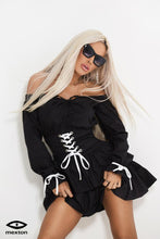 Load image into Gallery viewer, Vestido(Cinturon Incluido) Mexton 6765 Negro