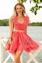 Load image into Gallery viewer, Vestido de velo asimetrico BBY R 88