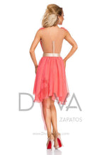 Load image into Gallery viewer, Vestido de velo asimetrico BBY R 88