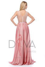 Load image into Gallery viewer, Vestido largo color rosa marca BBY RL023