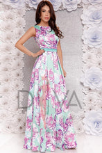 Load image into Gallery viewer, Vestido largo con estampado floral lila Atmosphere RN1709
