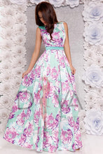 Load image into Gallery viewer, Vestido largo con estampado floral lila Atmosphere RN1709