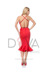Load image into Gallery viewer, Vestido rojo marca BBY R0100