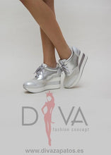 Load image into Gallery viewer, Zapatillas Urban Bancok Plateados